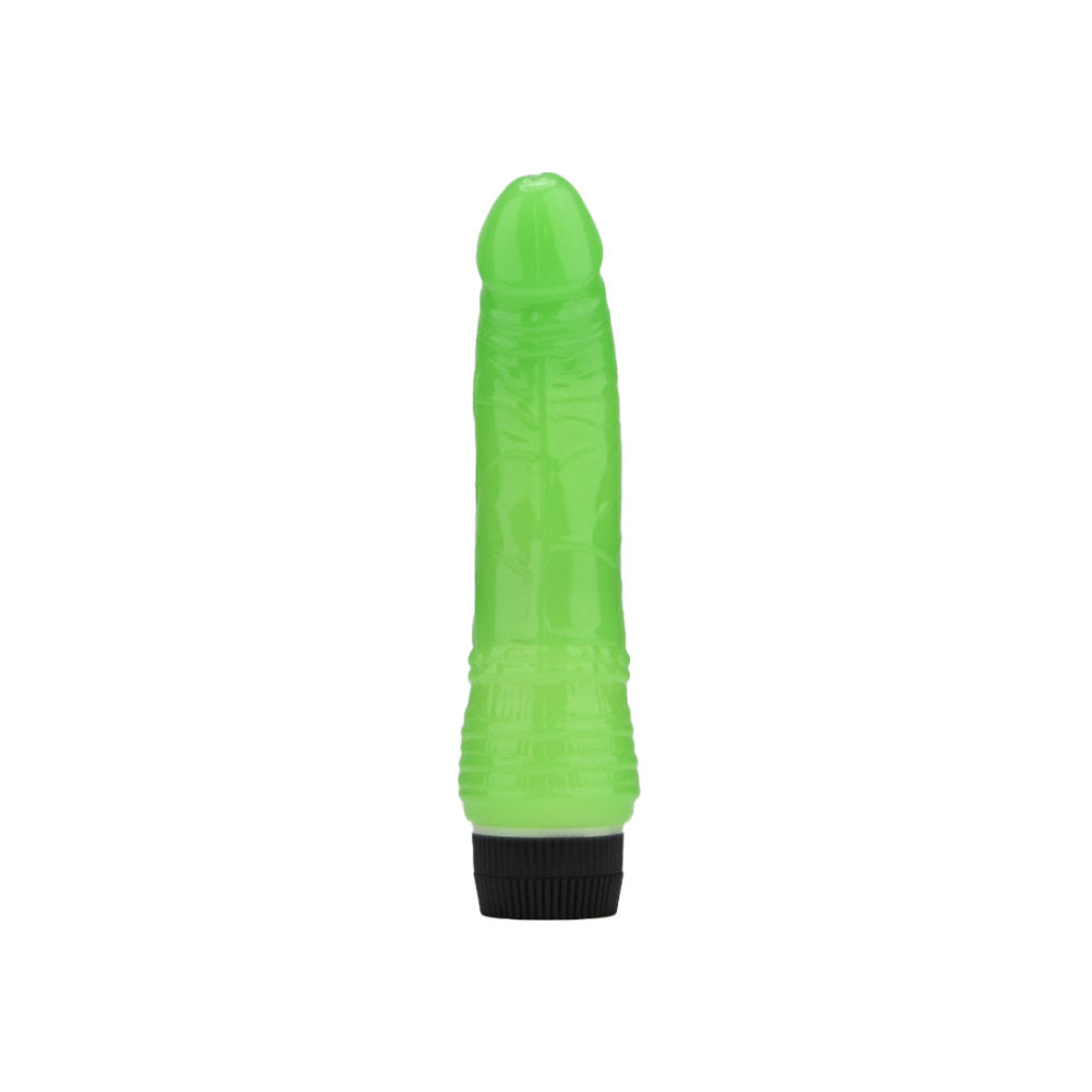 Loving Joy Realistischer Vibrator, leuchtet im Dunkeln (Modell mit nomineller Größe 17,78 cm)