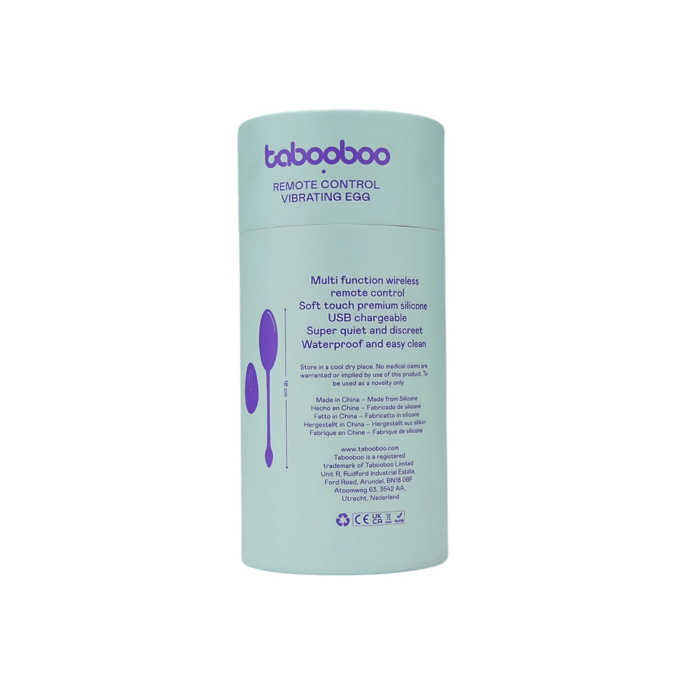 Tabooboo Take Me Back To Bed Fernbedienbares Vibrationsei