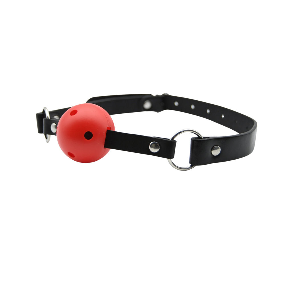Bound to Play Atmungsaktiver Ballknebel Rot
