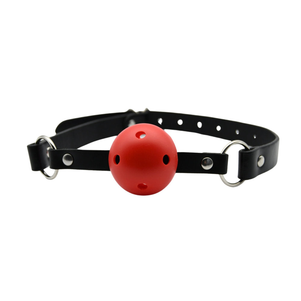 Bound to Play Atmungsaktiver Ballknebel Rot