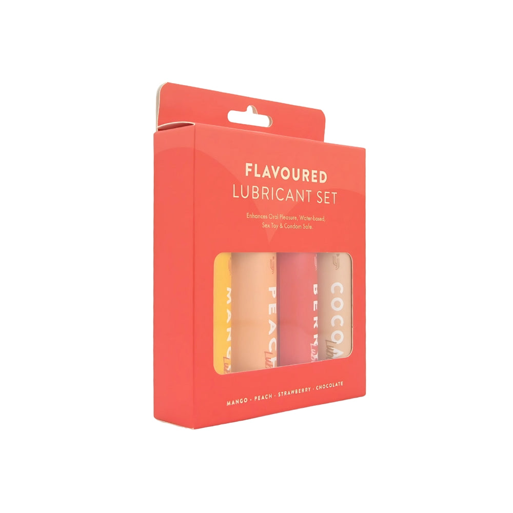 Loving Joy Gleitgel-Set mit Geschmack (4er-Pack)