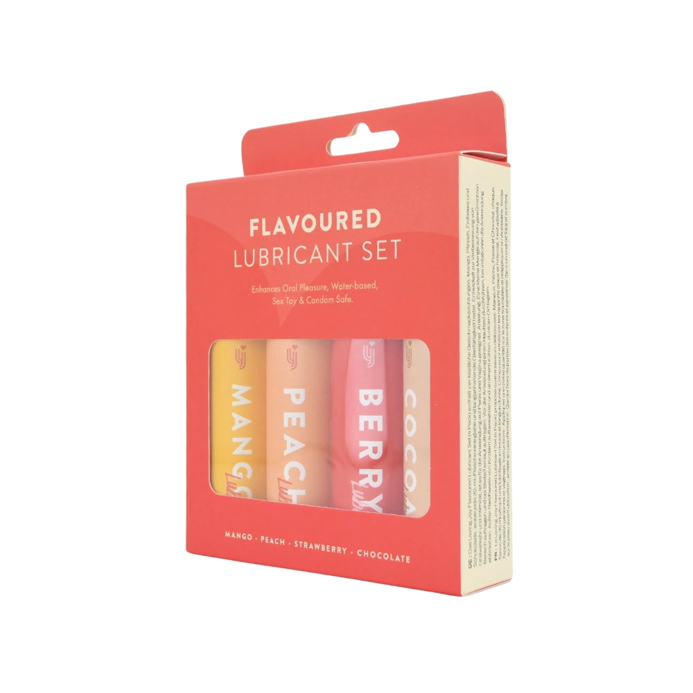 Loving Joy Gleitgel-Set mit Geschmack (4er-Pack)