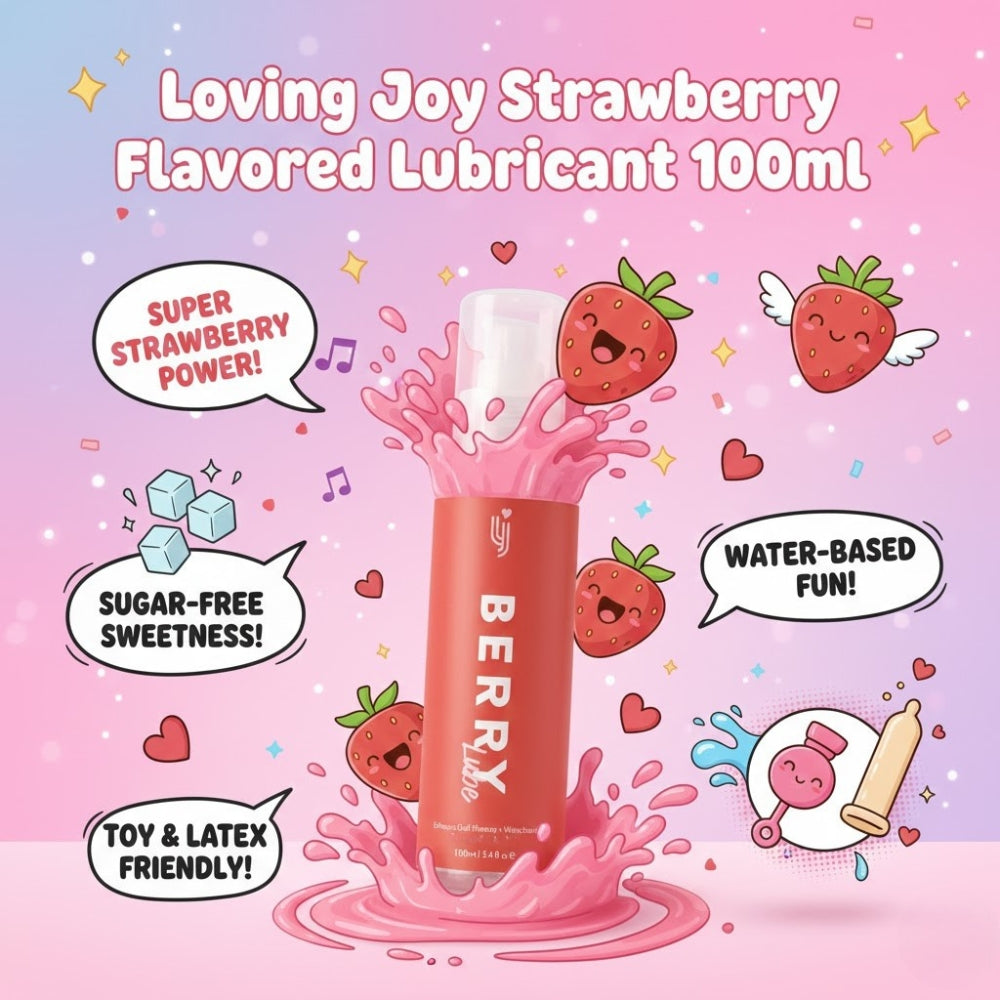 Loving Joy Gleitgel mit Erdbeeraroma 100 ml