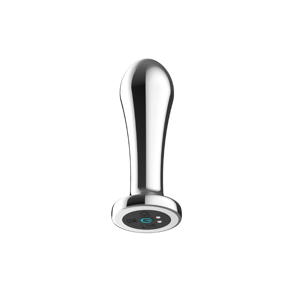 Toosh ferngesteuerter vibrierender Analplug aus Metall – N12786