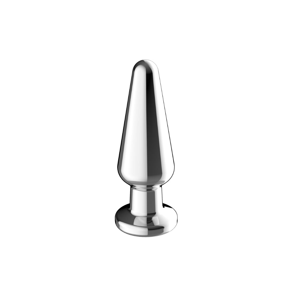 Toosh ferngesteuerter vibrierender Analplug aus Metall – N12787