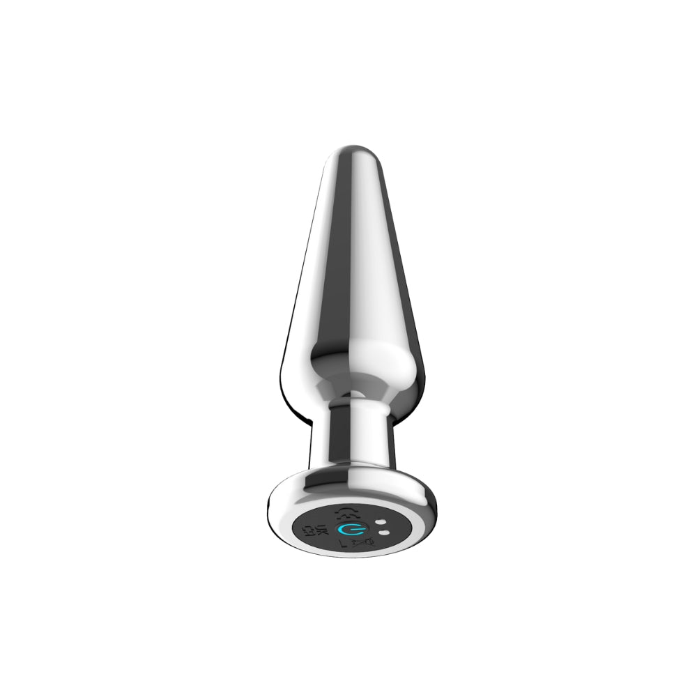 Toosh ferngesteuerter vibrierender Analplug aus Metall – N12787