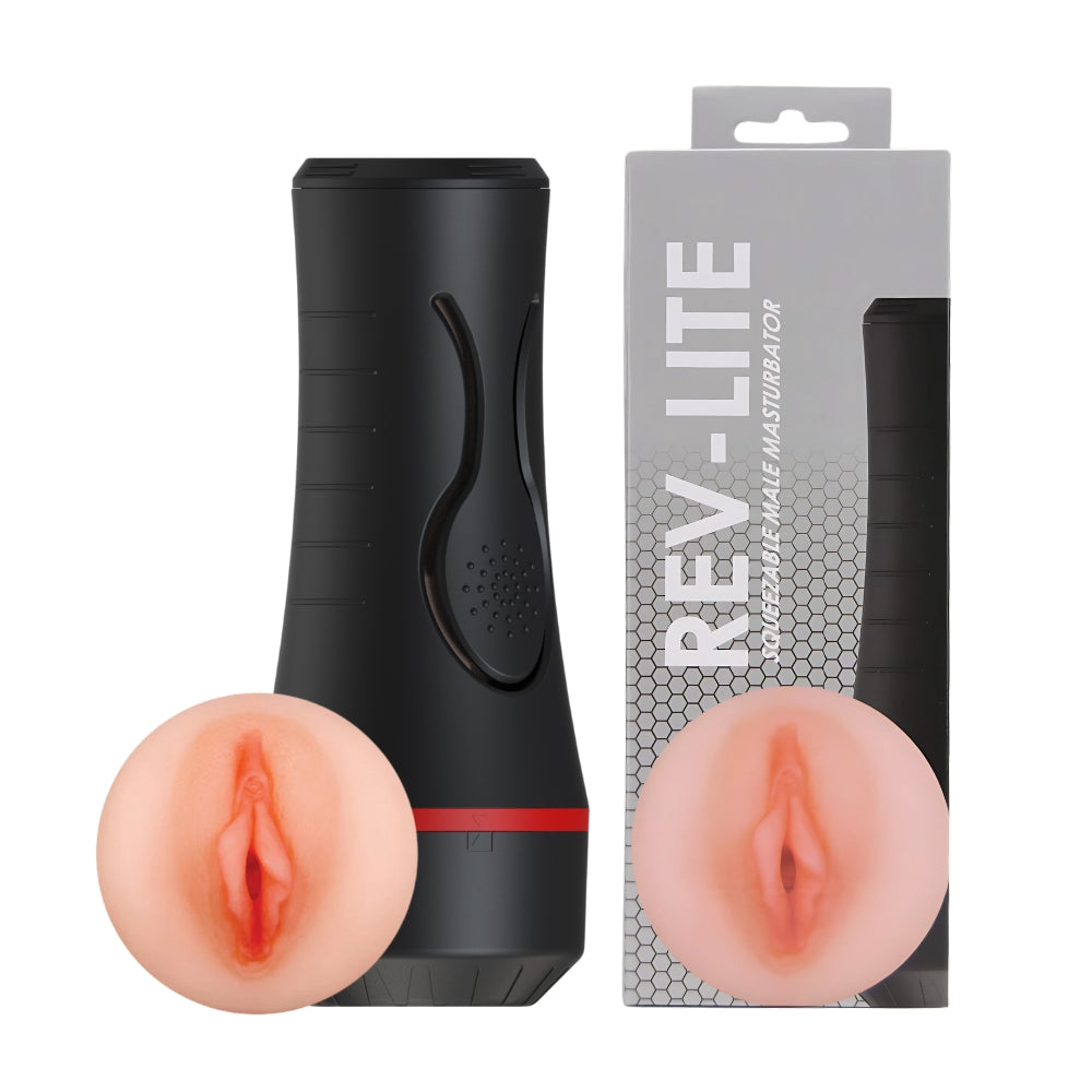 Rev-Lite – Zusammendrückbarer Masturbator für Männer