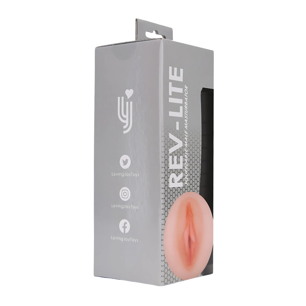 Rev-Lite – Zusammendrückbarer Masturbator für Männer