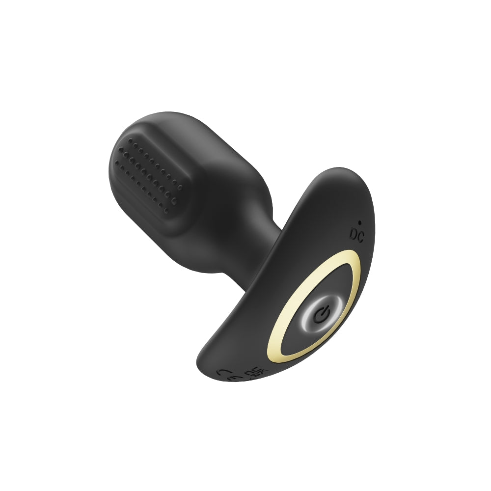Toosh ferngesteuerter vibrierender Analplug aus Silikon – N12803