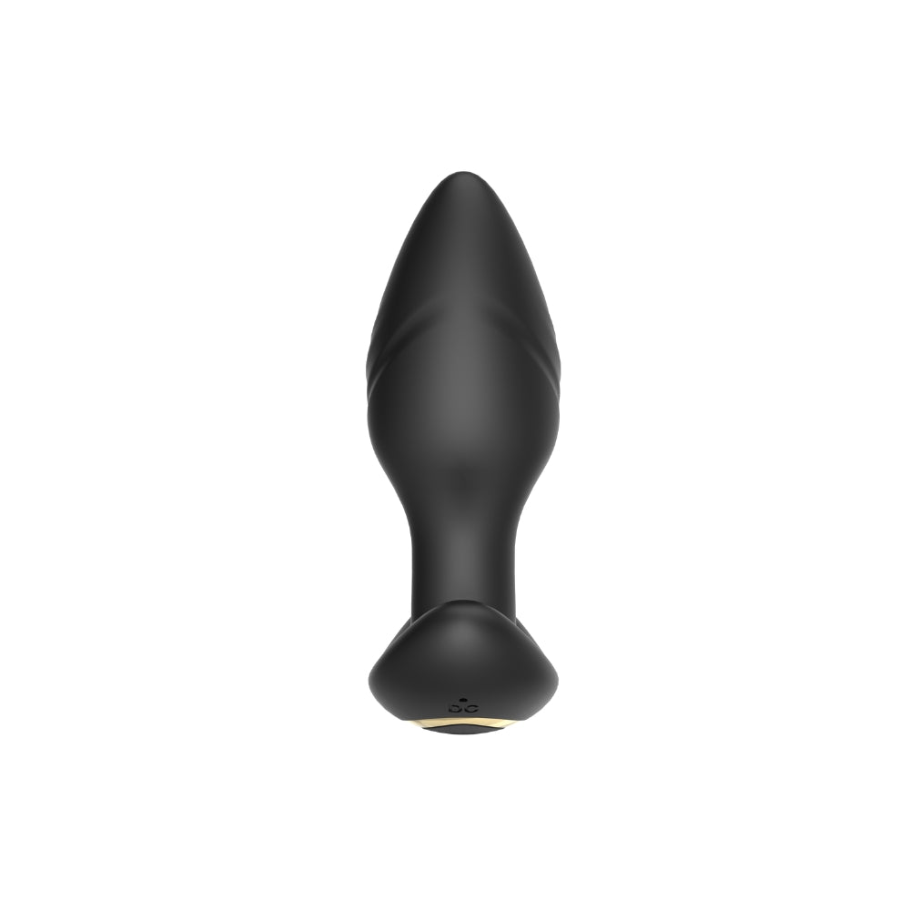 Toosh ferngesteuerter, rotierender und vibrierender Analplug aus Silikon
