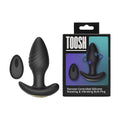 Toosh ferngesteuerter, rotierender und vibrierender Analplug aus Silikon