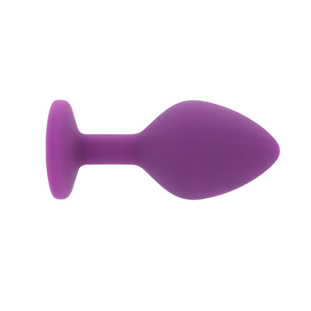 Toosh – Silikon-Analplug, lila, mittelgroß
