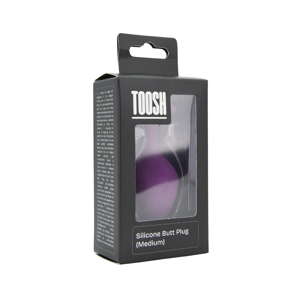 Toosh – Silikon-Analplug, lila, mittelgroß