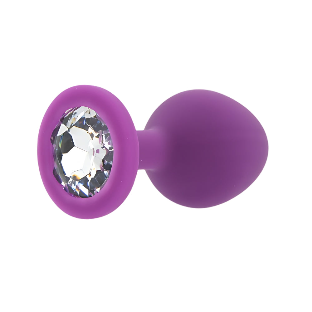 Toosh – Silikon-Analplug, lila, mittelgroß