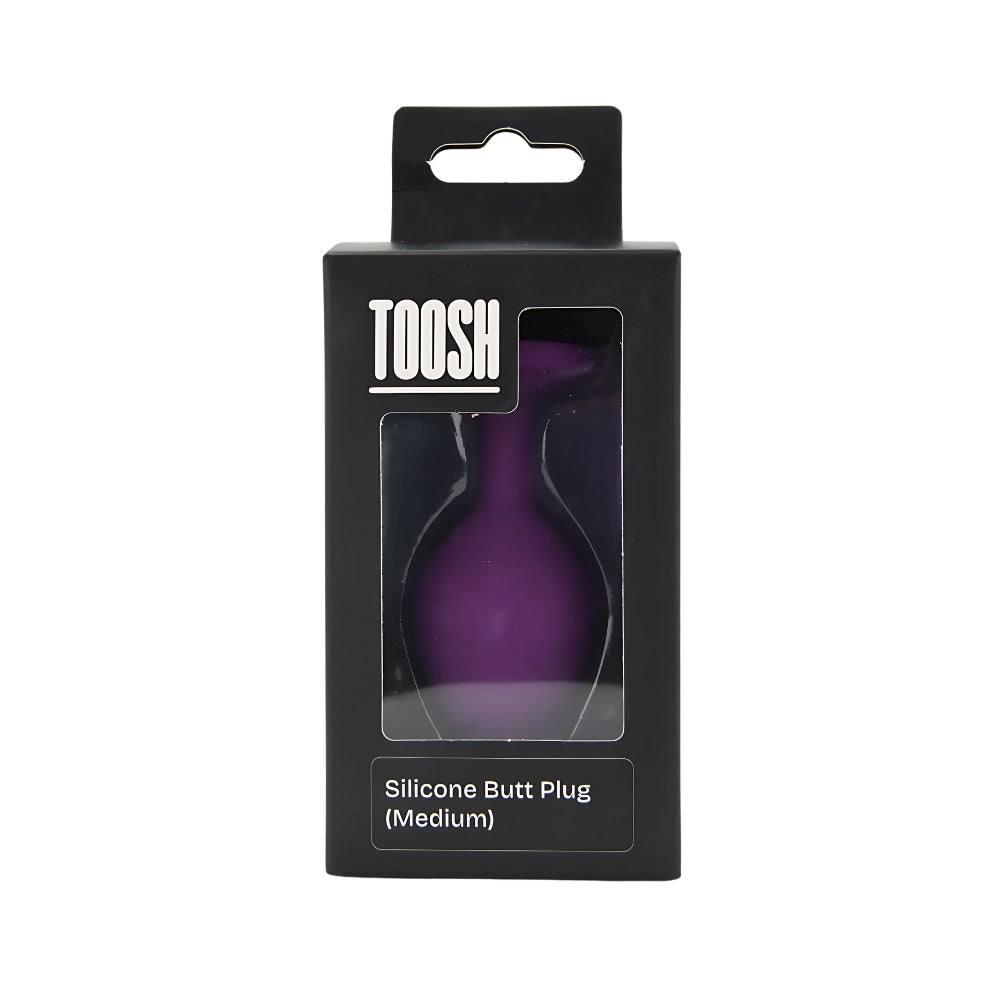 Toosh – Silikon-Analplug, lila, mittelgroß