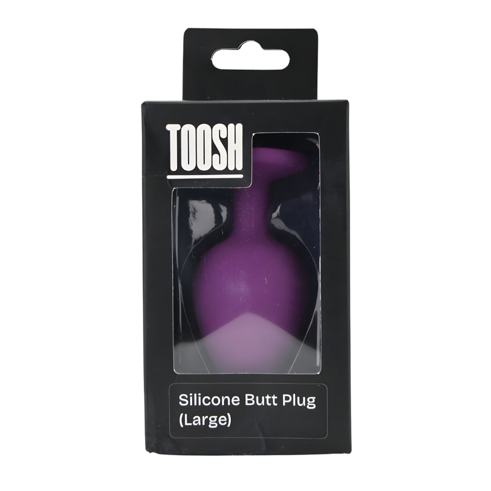 Toosh – Silikon-Analplug, lila, groß