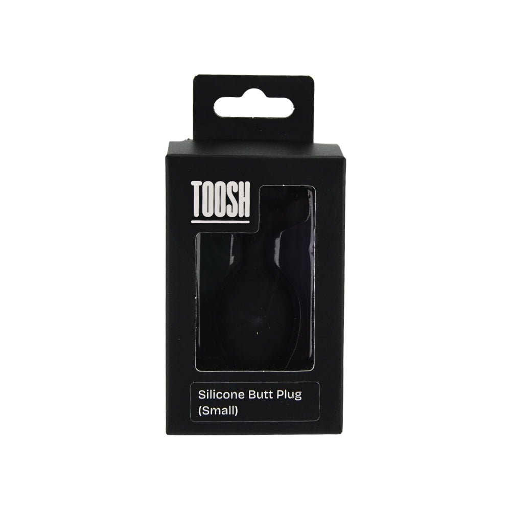 Toosh – Silikon-Analplug, schwarz, klein