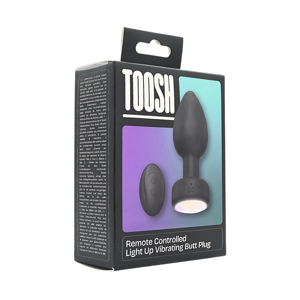 Toosh – Ferngesteuerter, leuchtender und vibrierender Analplug
