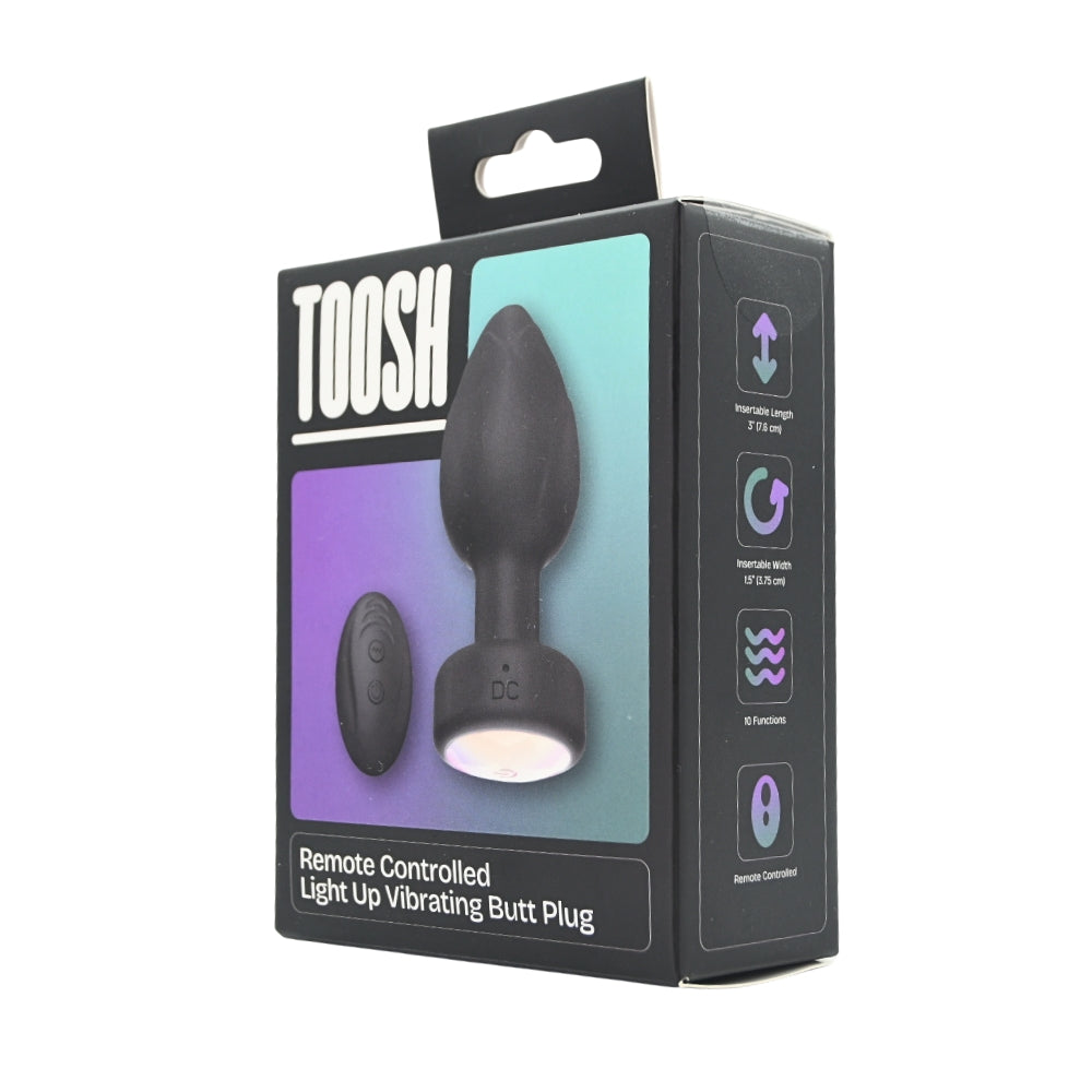 Toosh – Ferngesteuerter, leuchtender und vibrierender Analplug