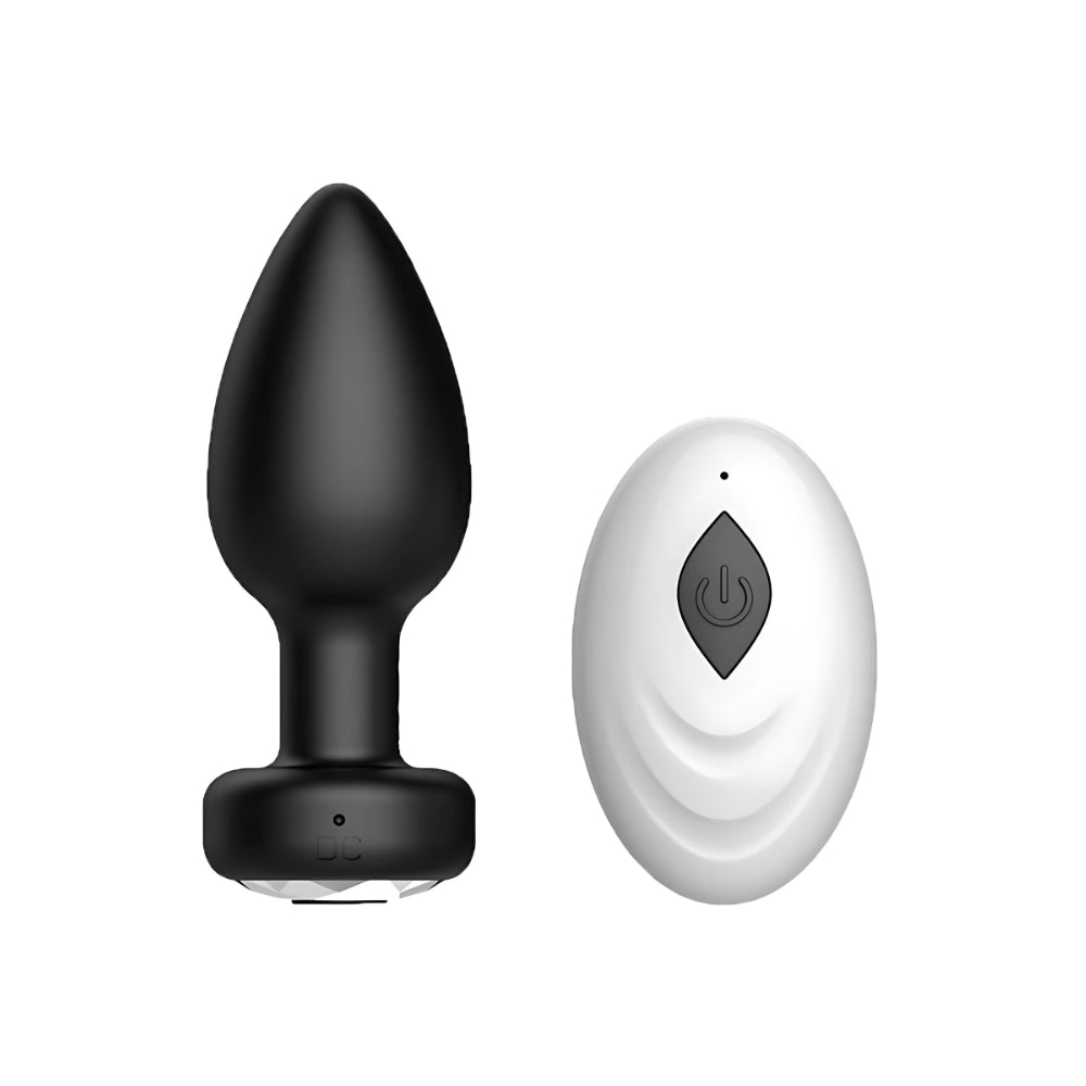 Toosh ferngesteuerter vibrierender Analplug aus Silikon – N12941