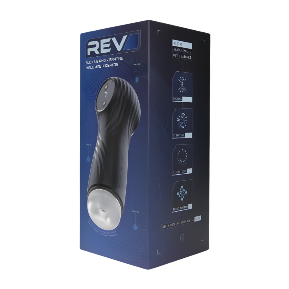 Rev – Saugender und vibrierender Masturbator für Männer