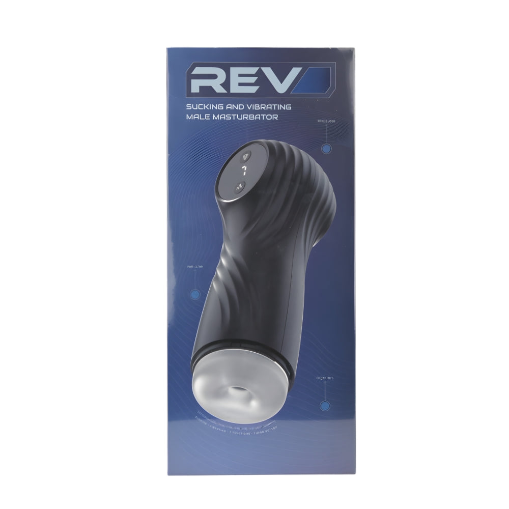 Rev – Saugender und vibrierender Masturbator für Männer