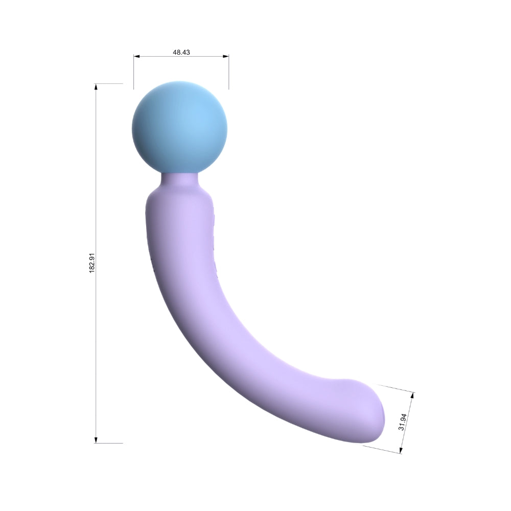 Mina Flow doppelseitiger Wand-Vibrator