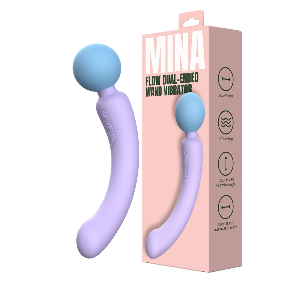 Mina Flow doppelseitiger Wand-Vibrator