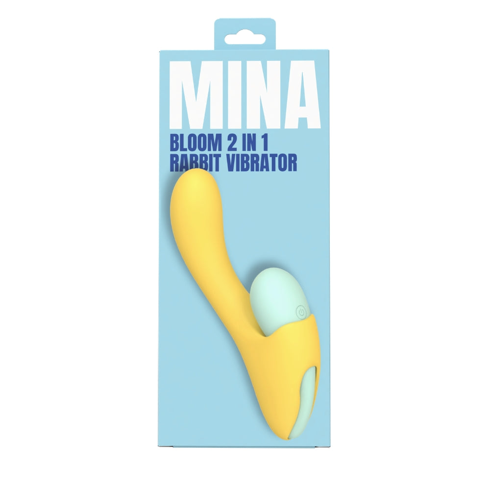 Mina Bloom 2-in-1-Rabbit-Vibrator mit abnehmbarem Vibrationsei