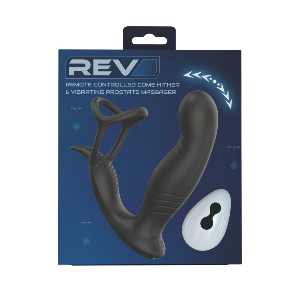 Rev-Pro Prostatamassager mit Fingerbewegung und Fernbedienung