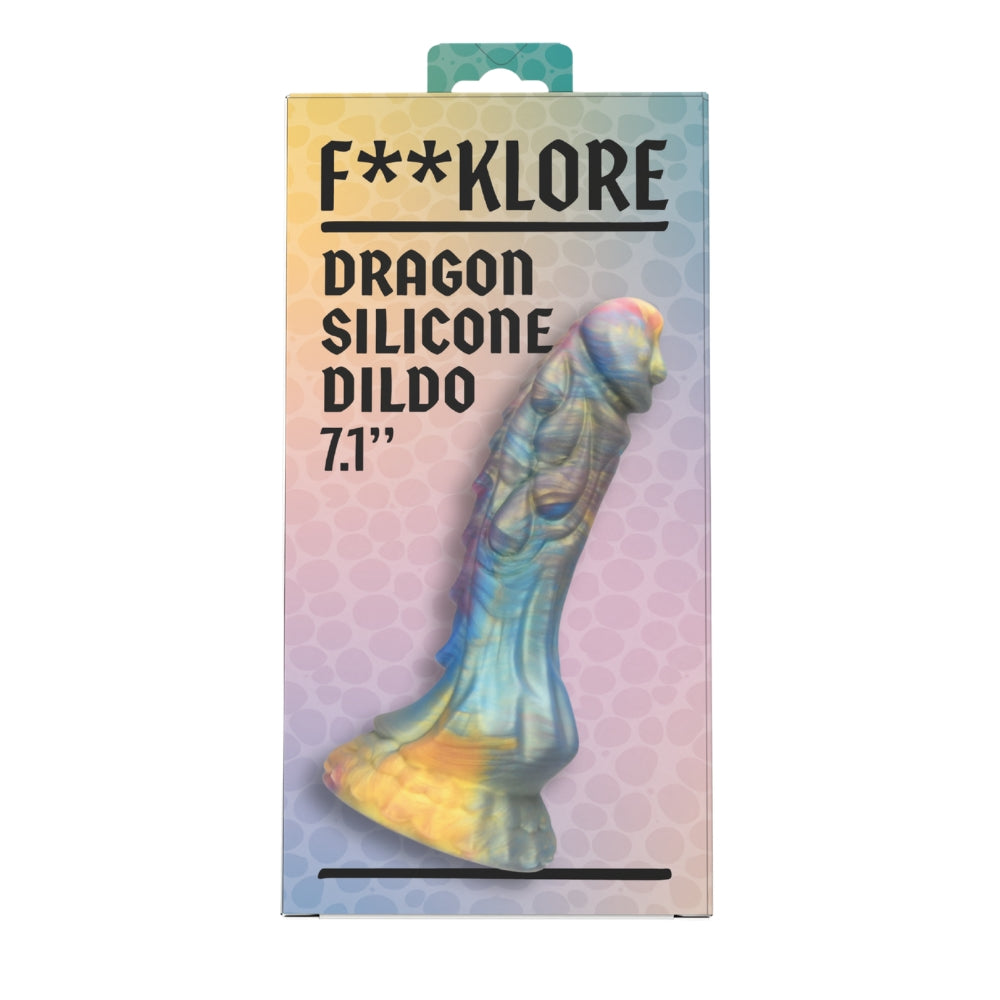 F**kLore Dragon Silikondildo mit Drachenstruktur