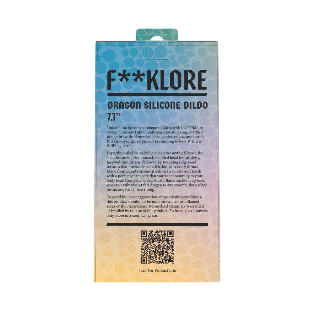 F**kLore Dragon Silikondildo mit Drachenstruktur