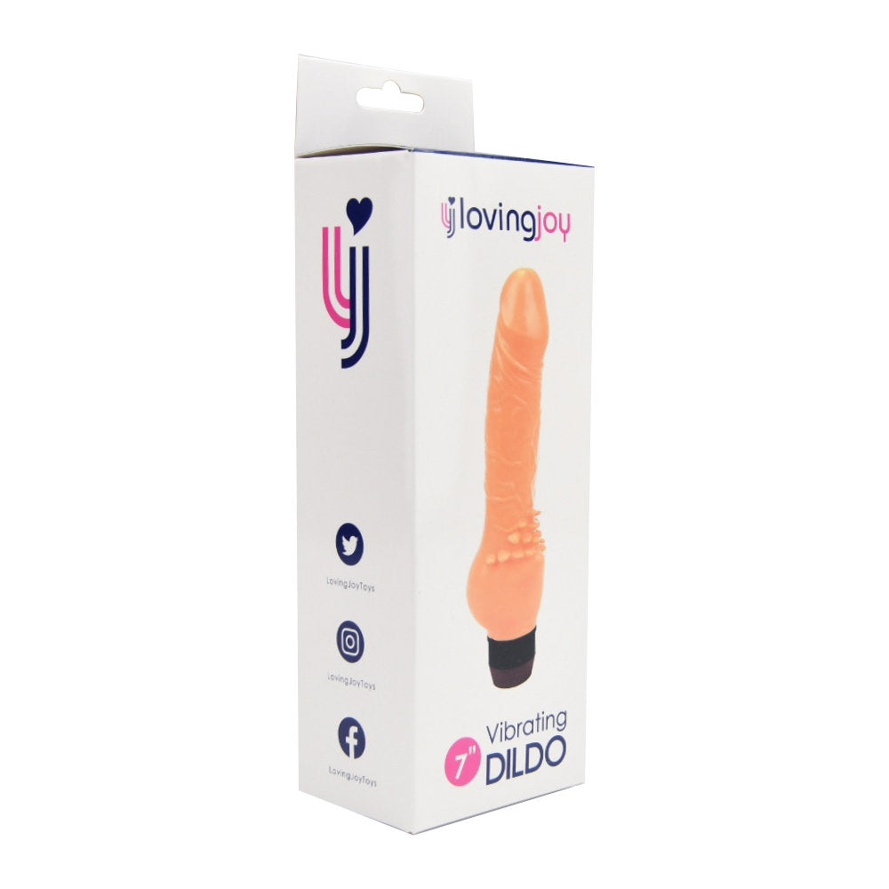 Loving Joy Bully Boy Realistischer Vibrator, Hautfarben