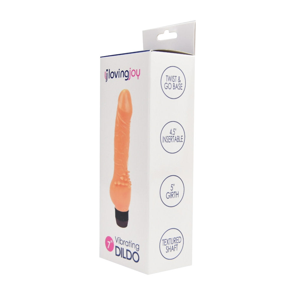 Loving Joy Bully Boy Realistischer Vibrator, Hautfarben