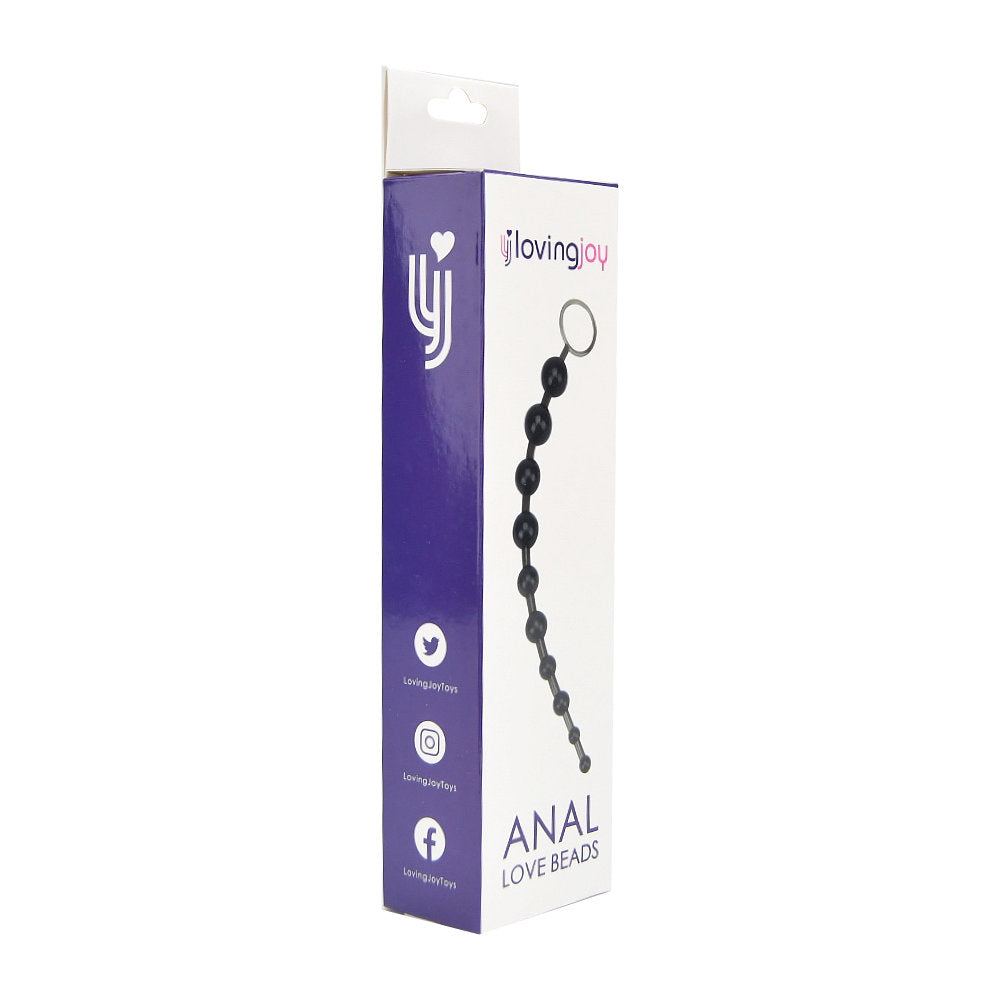 Loving Joy Anal Love – Analkugeln, schwarz