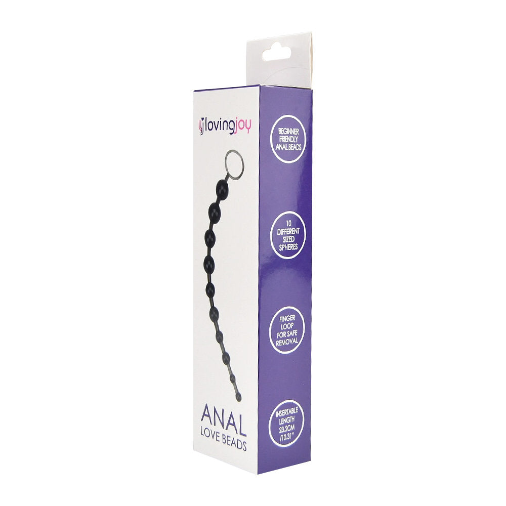 Loving Joy Anal Love – Analkugeln, schwarz