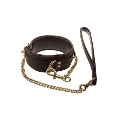 BOUND-Halsband aus Nubukleder