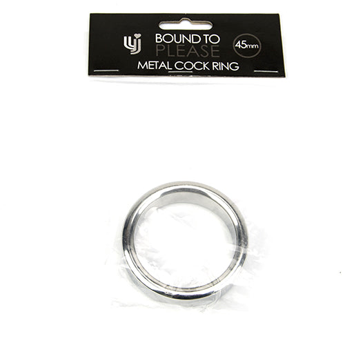 Bound to Please Metall-Penis- und Hodenring – 45 mm