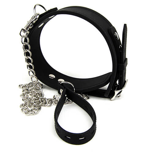 Bound to Please – Silikon-Halsband- und Leinen-Set