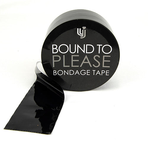 Bound to Please Bondage-Klebeband Schwarz