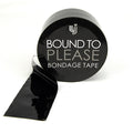 Bound to Please Bondage-Klebeband Schwarz