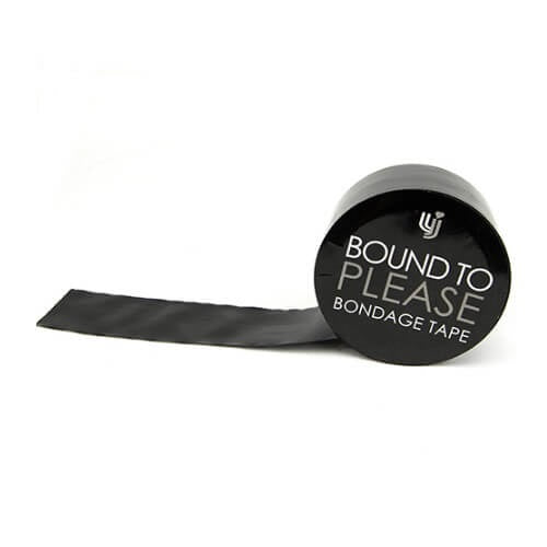Bound to Please Bondage-Klebeband Schwarz