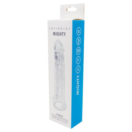 Loving Joy Mighty 7,62-cm-Penisverlängerung mit Hodenring