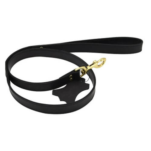 Bound Noir Nubukleder-Leine