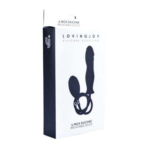 Loving Joy Silikon-Dildo zum Aufblasen (Modellgröße 15,24 cm)