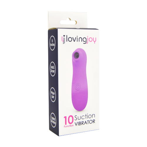 Loving Joy Klitoris-Saugvibrator mit 10 Funktionen