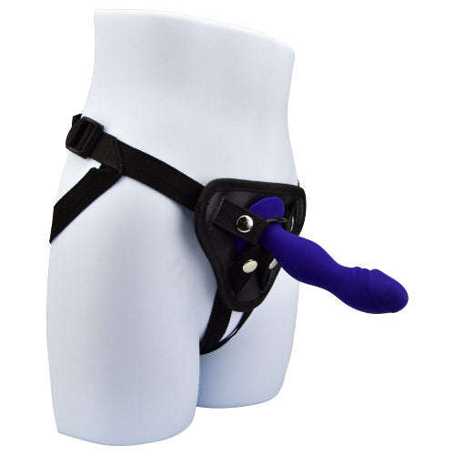 Loving Joy 15,5-cm-Silikondildo mit Saugnapf in Mitternachtsblau