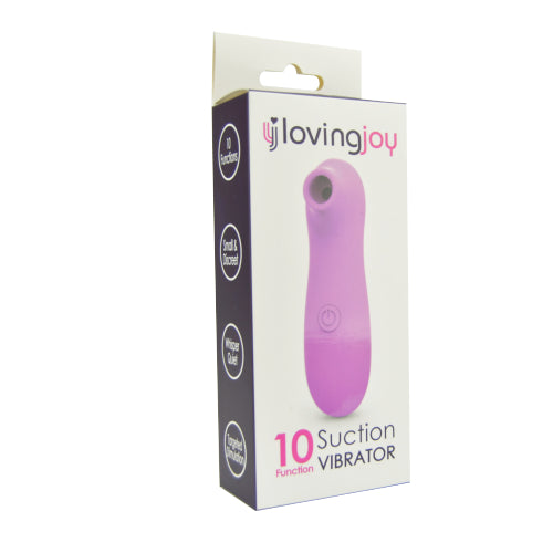 Loving Joy Klitoris-Saugvibrator mit 10 Funktionen, rosa