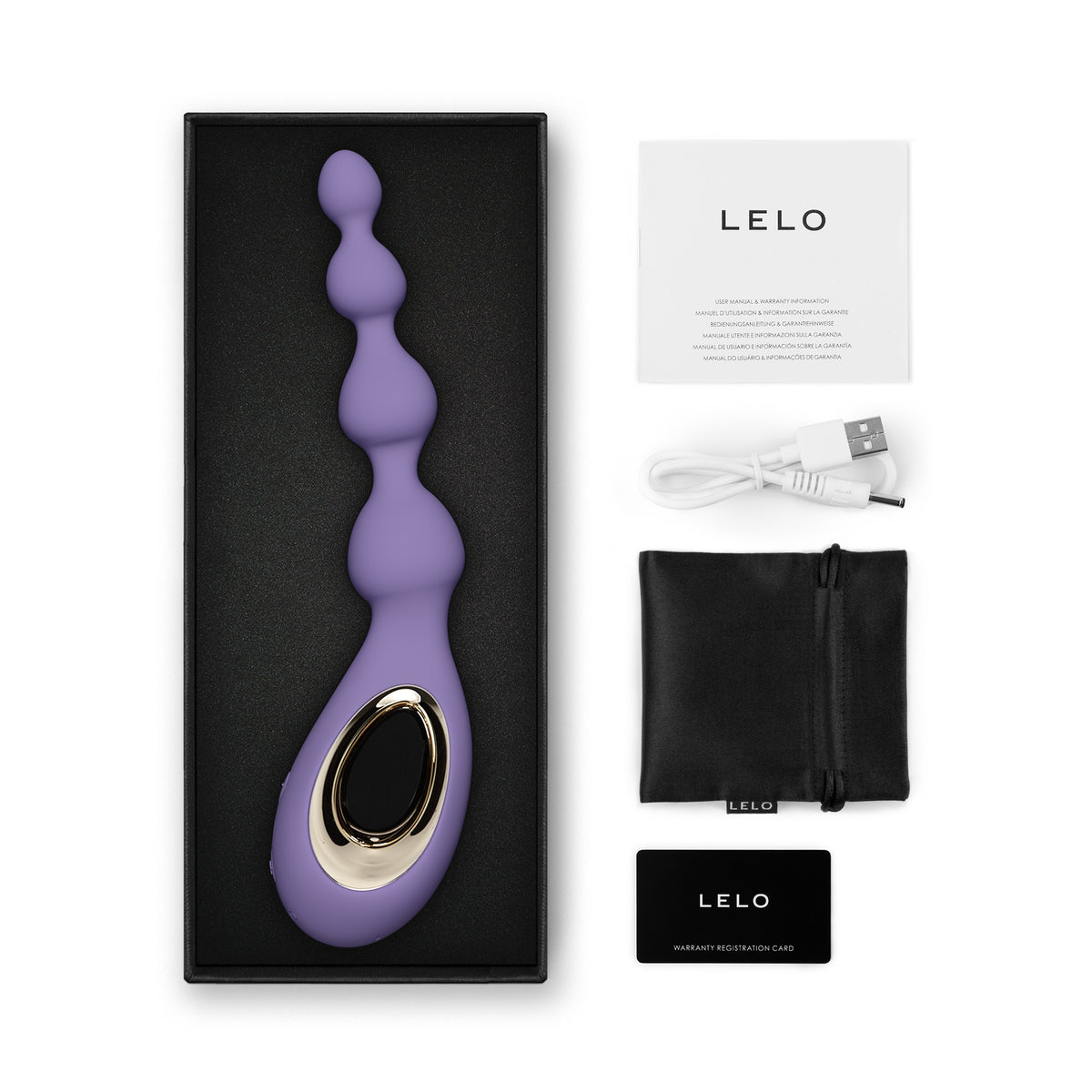 LELO Soraya – Analkugeln, Violet Dusk