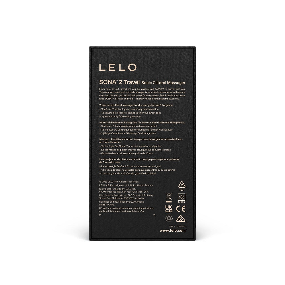 LELO Sona 2 Travel Klitorismassagegerät, lila